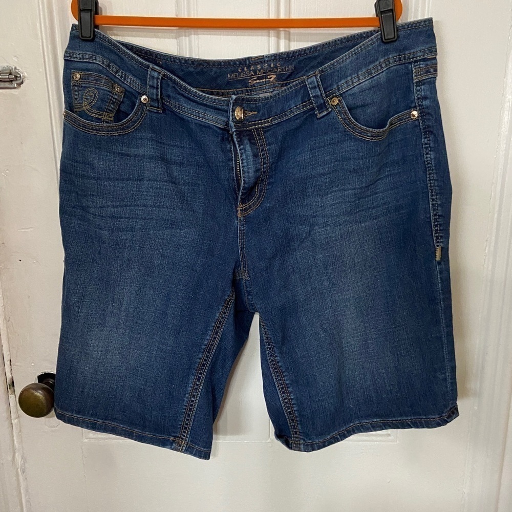 ❤️ Seven 7 Melissa McCarthy Womens Shorts 2OW Jean 